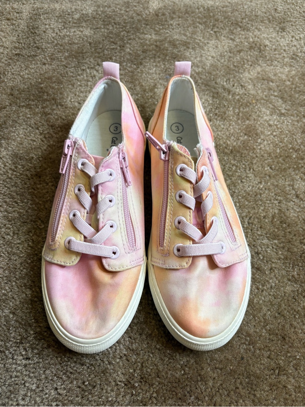 Target Kids Tie-Dye Slip-On Sneakers - Pink & Peach